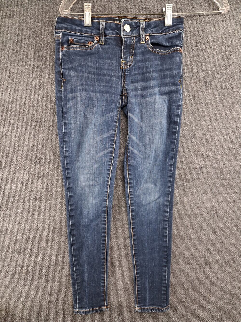 Aeropostale Jegging 00 Short Dark Wash Stretch